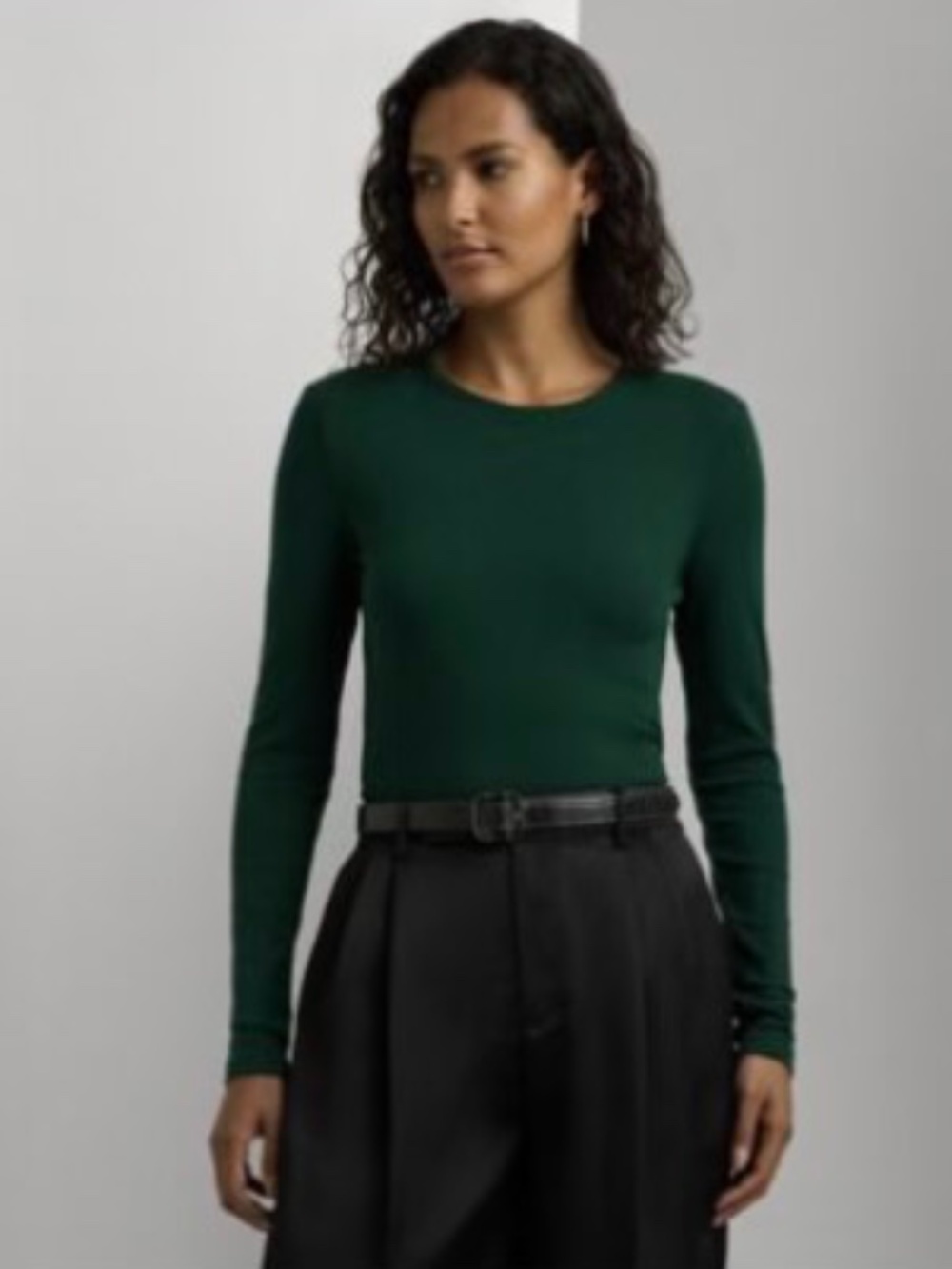 Polo Ralph Lauren Women's Slim-Fit Crewneck
